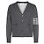 Thom Browne Cardigan en jacquard Stripe Hector stamp