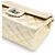 Chanel Vintage Mini Schultertasche aus Kalbsleder Golden - Ansicht 8