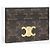 Céline Triomphe Card Holder Triomphe Canvas Black - view 2