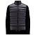 Moncler gesteppte Jacke aus Stoff schwarz Herren