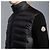 Moncler gesteppte Jacke aus Stoff schwarz Herren - Ansicht 2