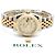 Rolex Datejust Combi Damenuhr Pyramid Ivory Roman Weiß - Ansicht 22