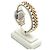 Rolex Datejust Combi Damenuhr Pyramid Ivory Roman Weiß - Ansicht 5