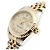 Rolex Datejust Combi Damenuhr Pyramid Ivory Roman Weiß - Ansicht 9