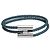 Hermès Bracciale Tournis Tresse da uomo Blu