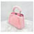 Fendi Peekaboo Pink Shearling Mini Rot  - Ansicht 2