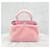 Fendi Peekaboo Pink Shearling Mini Rot  - Ansicht 3