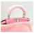 Fendi Peekaboo Pink Shearling Mini Rot  - Ansicht 6