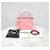 Fendi Peekaboo Pink Shearling Mini Rot  - Ansicht 9