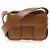 Bottega Veneta Mini Borsa Cassette Intrecciato da donna Marrone