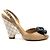 Chanel Sandali wedge Camellia Arancione