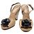 Chanel Sandali wedge Camellia Arancione - vista 2