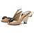 Chanel Sandali wedge Camellia Arancione - vista 3