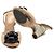 Chanel Sandali wedge Camellia Arancione - vista 6