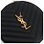 Saint Laurent Borsa Crossbody Monogram Tambourine Nero - vista 8