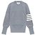 Thom Browne La Prima Bar Stripe Milano Stitch Wool Knit Braun