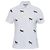 Thom Browne Luna New Year Piqué- Polo mit Pferdebestickung Weiß