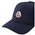 Moncler Cappellino da baseball in gabardine di cotone Blu - vista 6