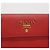 Prada Bolsa Crossbody de Saffiano com Aba e Corrente - vista 3