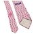 Hermès Cravatta in seta rosa con ferro di cavallo - vista 4