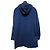Loro Piana Cappotto con cappuccio in cashmere blu - vista 2