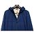 Loro Piana Cappotto con cappuccio in cashmere blu - vista 5