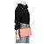 Céline Borsa a tracolla Trio in pelle rosa Medium - vista 17