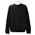 Burberry Felpa in cotone con logo ricamato Nero
