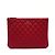 Chanel Clutch Caviar Classic New Medium Rosso