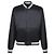 Moncler Bouchet Reversible Down Varsity Jacket Black