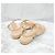 Chanel Leder-Sandalen CC Logo Orange - Ansicht 5