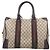 Gucci Borsa Boston in PVC Marrone - vista 2