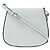 Prada Mini Borsa a Tracolla Cleo in Pelle Spazzolata da Donna (HOM) Argento - vista 3