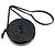 Saint Laurent Borsa crossbody Tambourine in pelle nera monogram Nero