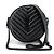 Saint Laurent Borsa crossbody Tambourine in pelle nera monogram Nero - vista 2