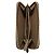 Burberry Portafoglio lungo con zip da donna Canvas Earth Marrone - vista 10