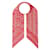 Tory Burch Foulard in seta monogramma floreale Rosso