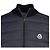 Moncler Cardigã acolchoado de algodão com zíper para homem Preto - vista 4