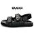 Gucci Sandali con cinturino in Velcro Multicolore - vista 5