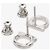 Salvatore Ferragamo Pendientes Gancini Silver stamp: Naranja - vista 10