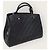 Louis Vuitton Bolso de hombro Montaigne en Monogram Empreinte negro - vista 3