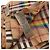 Burberry Sciarpa classica in misto lana e seta a quadri Arancione - vista 5