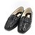 Chanel Mocassini in pelle verniciata nera da donna Nero - vista 3