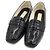 Chanel Mocassini in pelle verniciata nera da donna Nero - vista 5