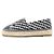 Chanel Sneakers Espadrilles in Tweed con Logo CC Nero da Donna