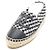 Chanel Sneakers Espadrilles in Tweed con Logo CC Nero da Donna - vista 2