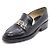 Chanel Mocassino da donna con logo CC nero - vista 2