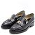 Chanel Mocassino da donna con logo CC nero - vista 3