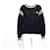 Chanel Schwarzer Kaschmir-Pullover mit CC-Logo  - Ansicht 1