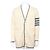 Thom Browne Cardigan oversize da uomo in lana merino